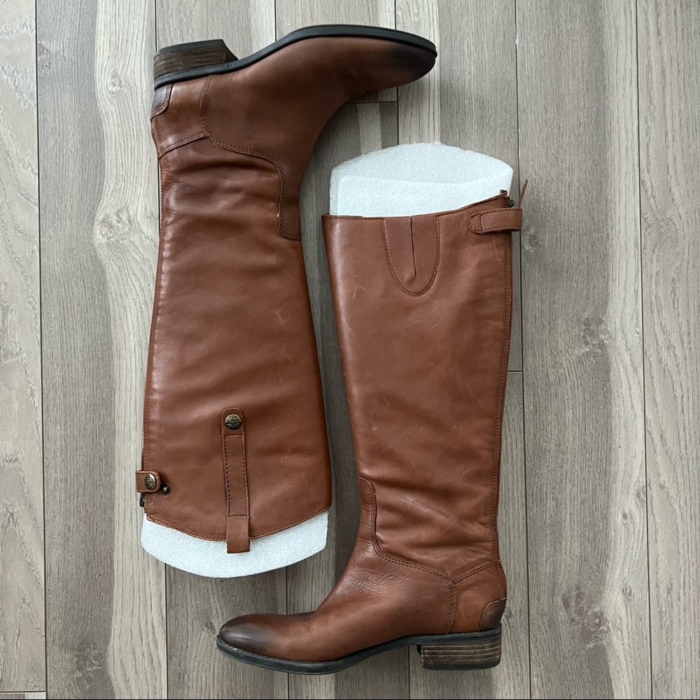 Sam Edelman Penny Whiskey Leather Riding Boot Women’s Size 7